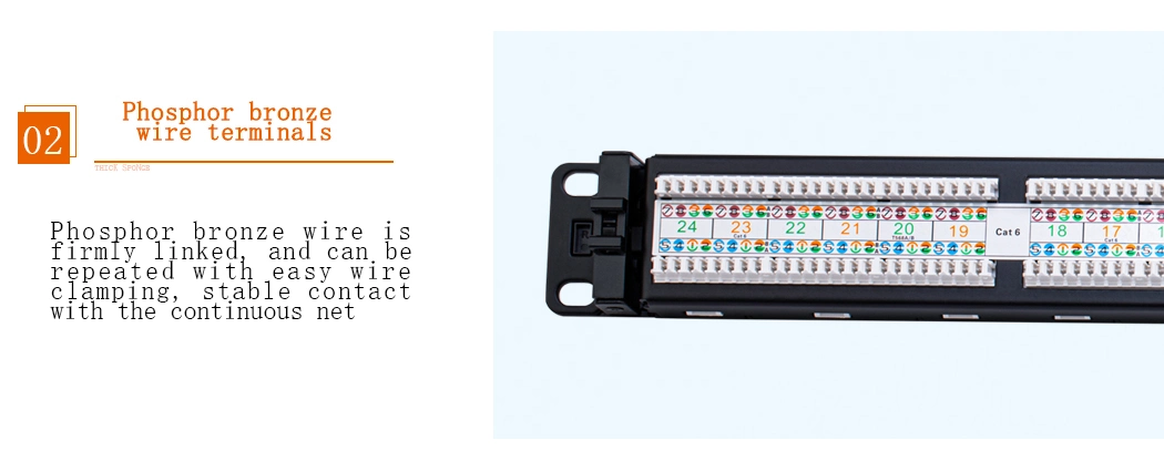 CAT6 24 Port Net Work UTP Patch Panel 1u 19inch Rack Mount Keystone Network Data Patch Panel